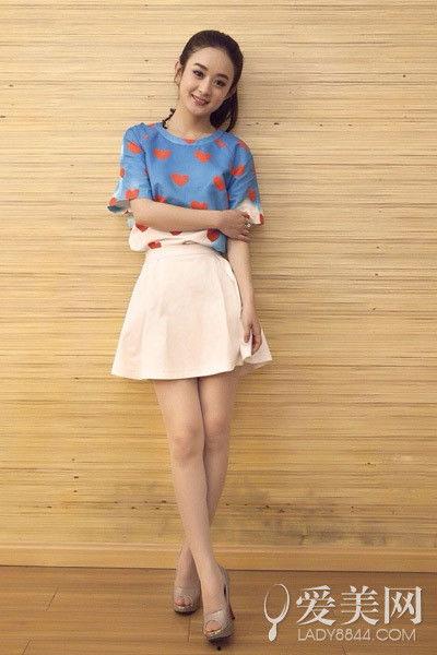 赵丽颖裙子丝袜图片,时尚魅力一触即发