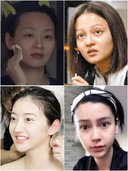 韩国明星素颜照对比,韩国明星素颜照大对比
